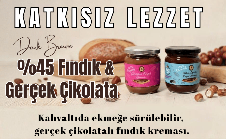 Sürülebilir Gerçek Çikolatalı Fındık Kreması %45 Fındık İçerir
