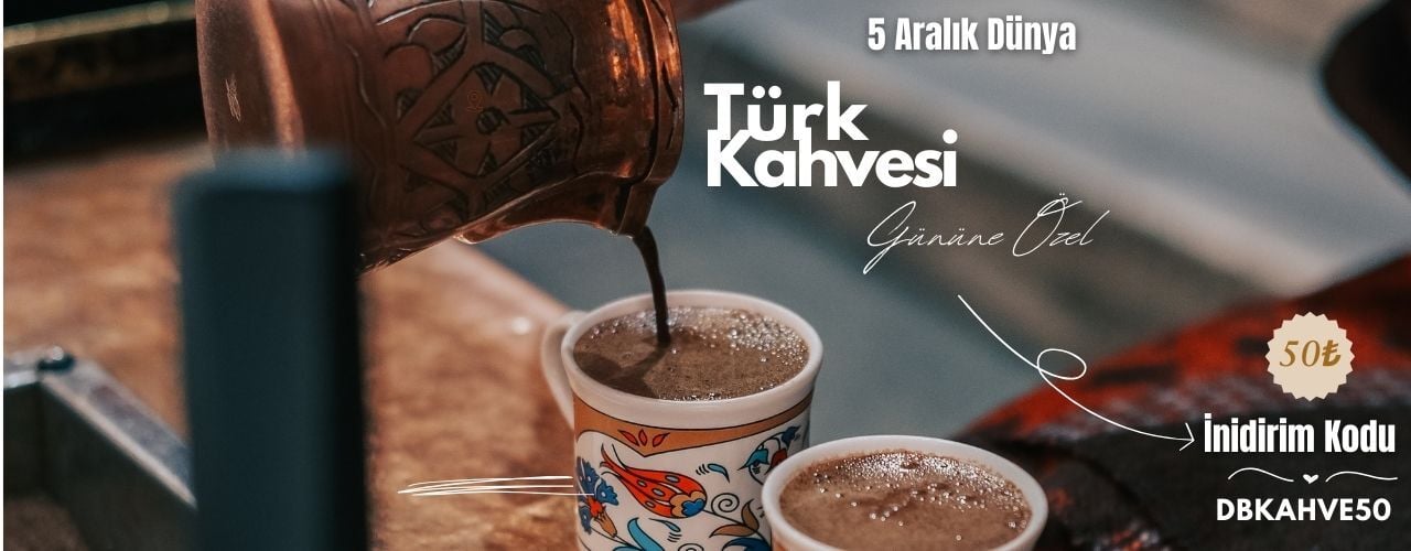 5 Aralık Dünya Kahve Gününe Özel 50 TL İndirim
