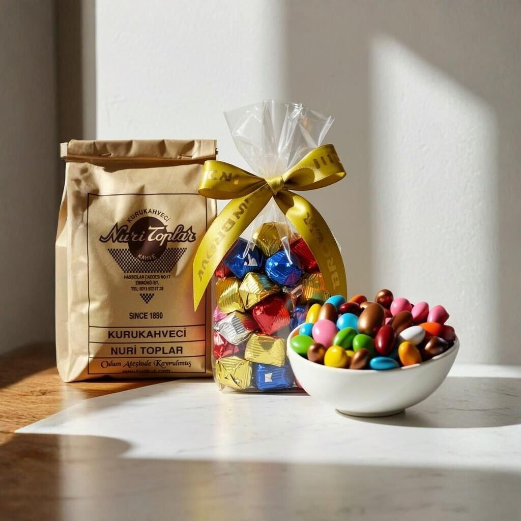 Dark Brown ve Nuri Toplar Bayram Paketi: Kahve, Draje ve Çikolata