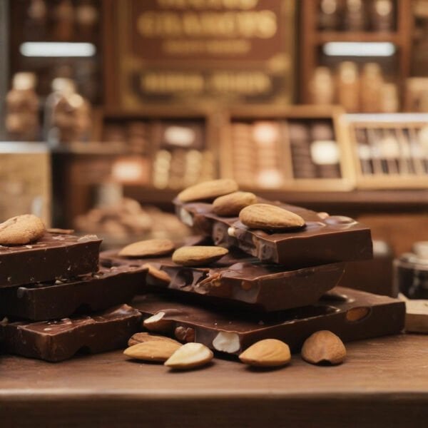 Dark Brown - Kıtır Kıtır Bademli Beyoğlu Çikolatası