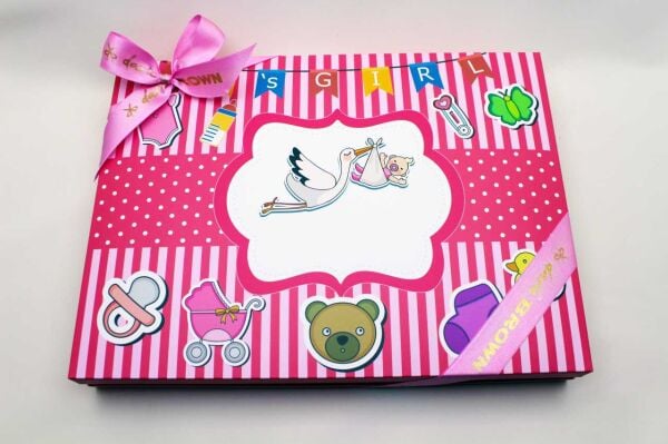 Dark Brown Bebek Kız Çikolatası 48 Adet - El Yapımı ve Dolgulu