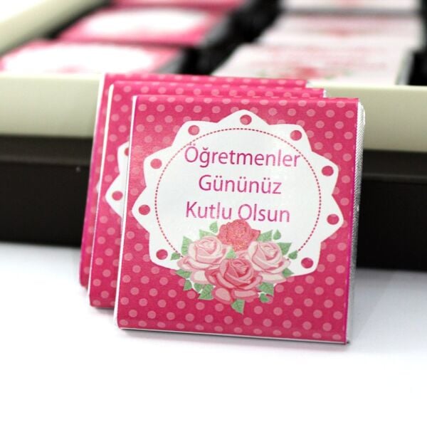 Dark Brown Öğretmenime Özel Madlen Çikolatası - Bitter ve Sütlü Seçenekli