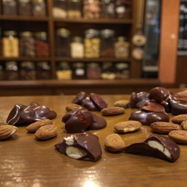 Dark Brown Roş Çikolata - Bademli ve Sütlü El Yapımı Lezzet