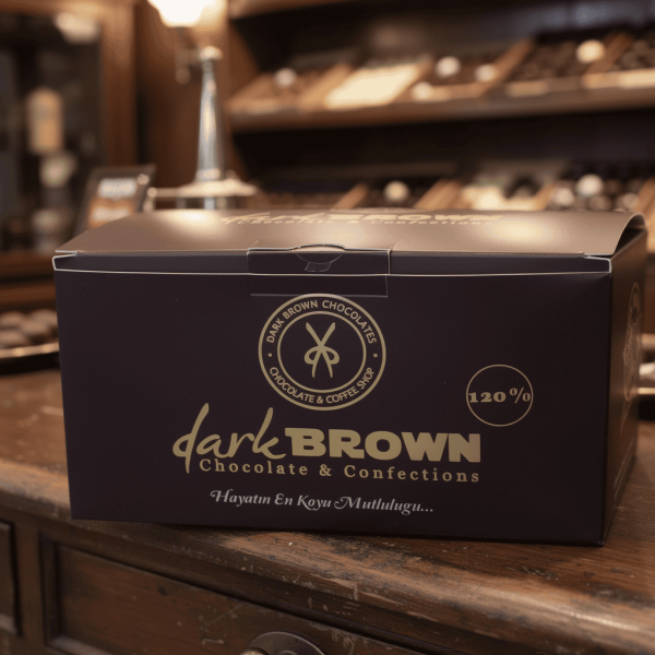 Dark Brown Roş Çikolata - Bademli ve Sütlü El Yapımı Lezzet