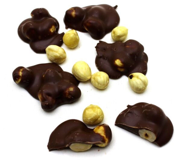 Dark Brown Fındıklı Sütlü Roş Çikolata - El Yapımı Lezzet