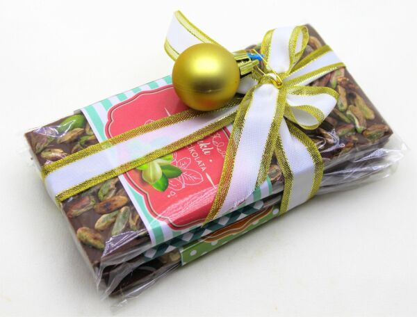 Dark Brown Sütlü Tablet Çikolata - Kıvamında Fındık, Antep Fıstığı ve Badem 3x100 Gr