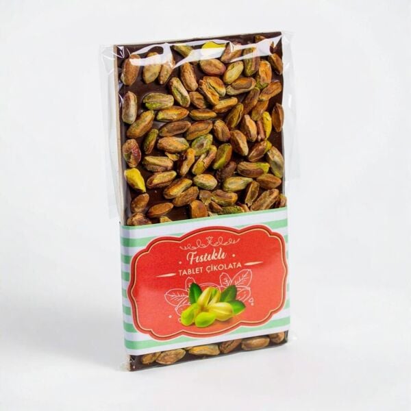 Dark Brown Bitter Tablet Çikolata 3x100 Gr - %54 Bitter Fındık, Badem ve Antep Fıstığı