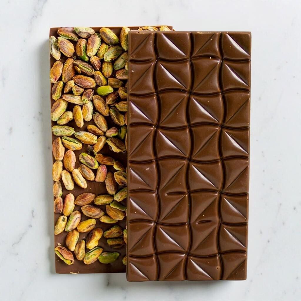 Dark Brown Sütlü Tablet Çikolata - Bol Antep Fıstıklı, 100g