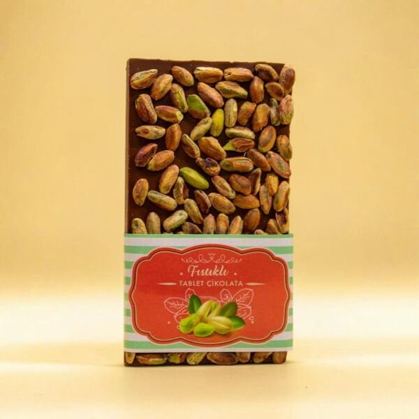 Dark Brown Sütlü Tablet Çikolata - Bol Antep Fıstıklı, 100g