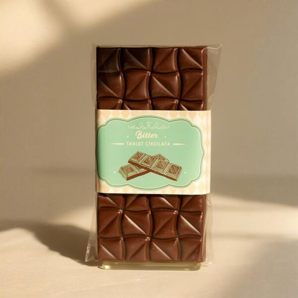 Dark Brown Bitter Tablet Çikolata - %54 Kakao Oranı