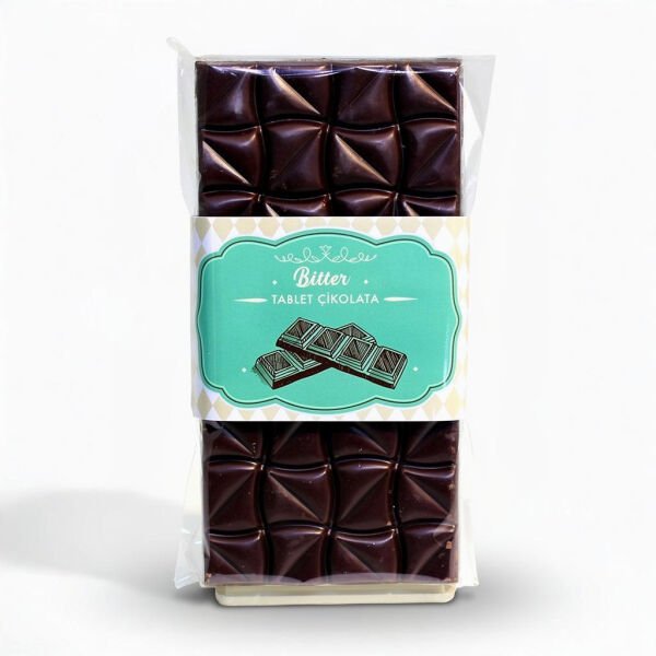 Dark Brown Bitter Tablet Çikolata - %54 Kakao Oranı