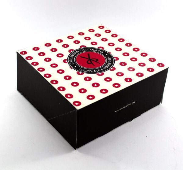 Dark Brown Yazılı Kandil Çikolatası - El Yapımı Madlen Çikolata 1000'li (Koli)