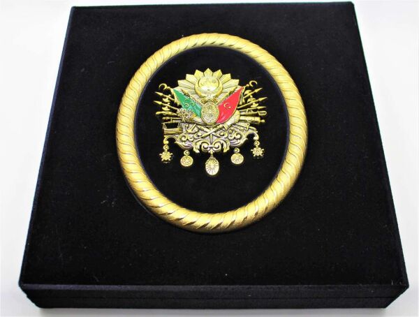 Dark Brown El Yapımı Tuğralı 36'lı Çerçeveli Çikolata Kutusu Spesiyal Çikolatalı