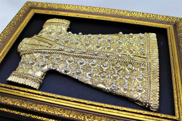Dark Brown Kaftan Çerçeveli Çikolata Kutusu Hediyelik Tablo Çikolata 48'li Spesiyal Çikolatalı