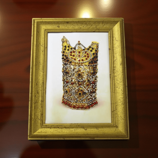 El Yapımı Dark Brown Osmanlı Motifli 24'lü Çerçeve Çikolata Kutusu Spesiyal Çikolatalı