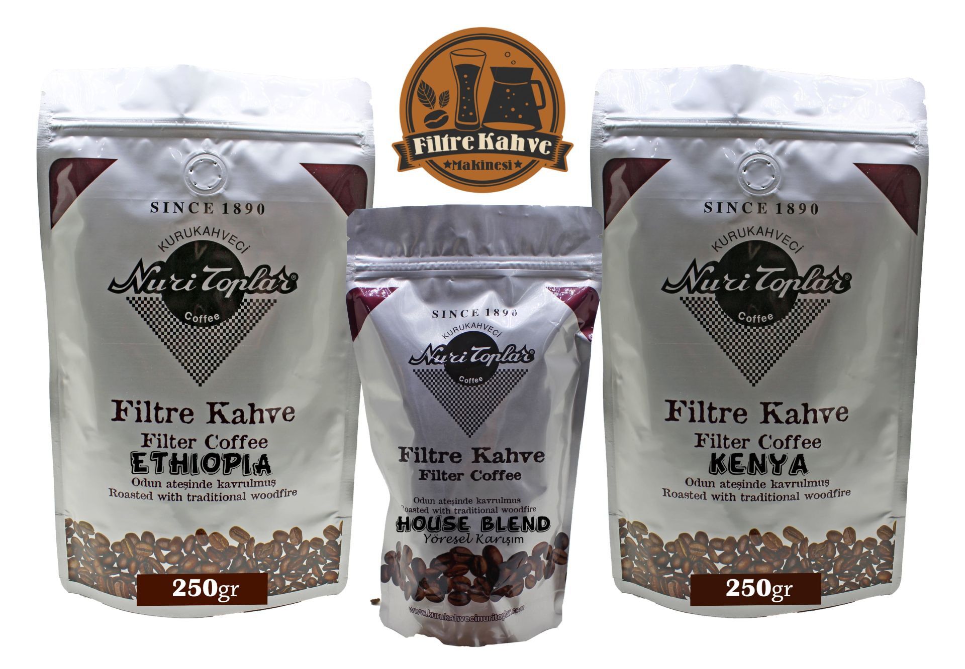 Nuri Toplar Kenya ve Ethiopia Blend Filtre Kahve