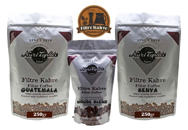 Nuri Toplar Kenya ve Guatemala Blend Filtre Kahve