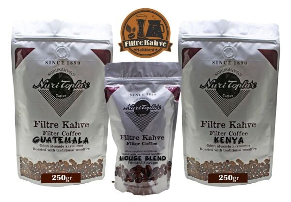 Nuri Toplar Kenya ve Guatemala Blend Filtre Kahve