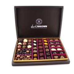 Dark Brown Hediyelik Çikolata 800 Gr Kutuda Karışık Spesiyel Çikolata