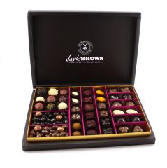 Dark Brown Hediyelik Çikolata 800 Gr Kutuda Karışık Spesiyel Çikolata