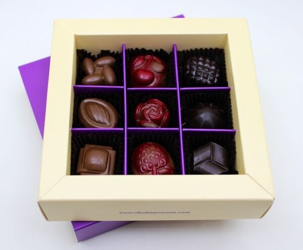 Dark Brown 9'lu Özel Seri Hediyelik Spesiyel Çikolata