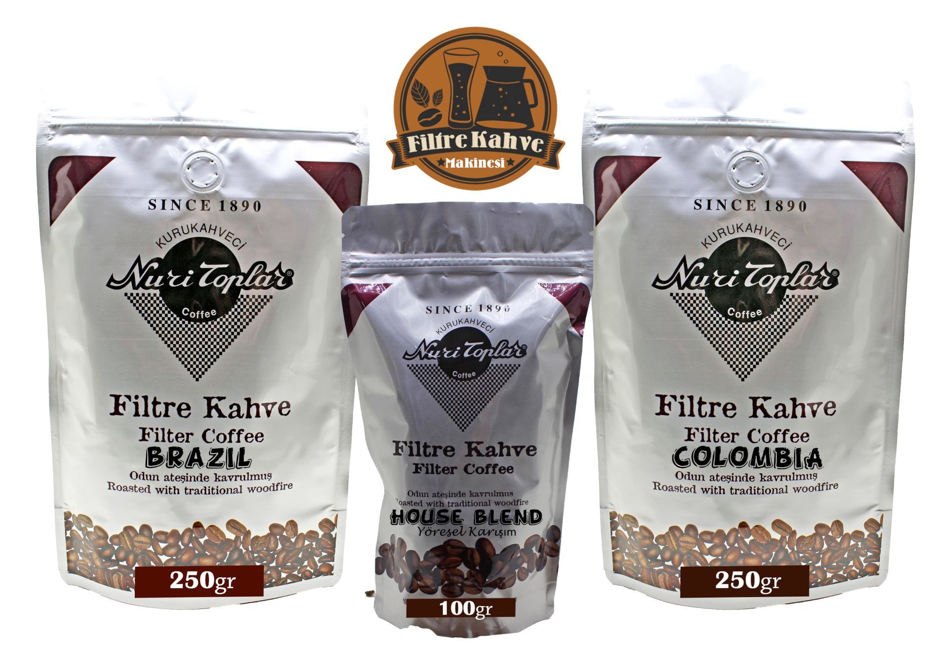 Nuri Toplar - Brazil ve Colombia Karışımı Filtre Kahve Cold Brew