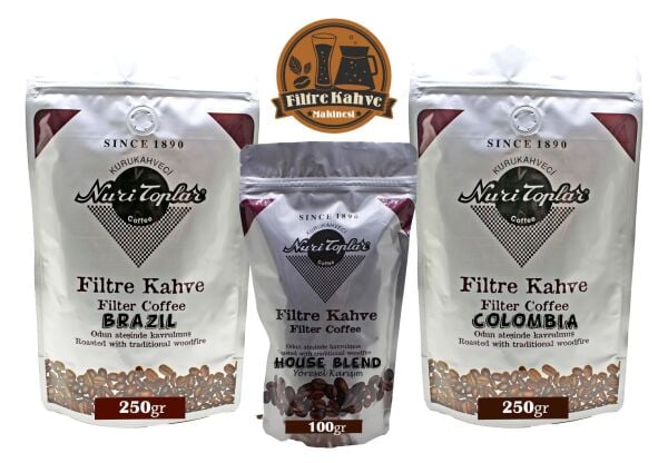 Nuri Toplar - Brazil ve Colombia Karışımı Filtre Kahve Espresso