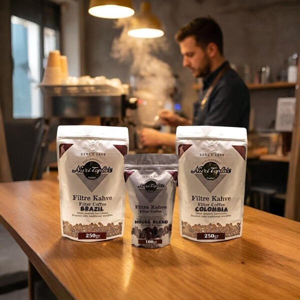 Nuri Toplar - Brazil ve Colombia Karışımı Filtre Kahve Espresso