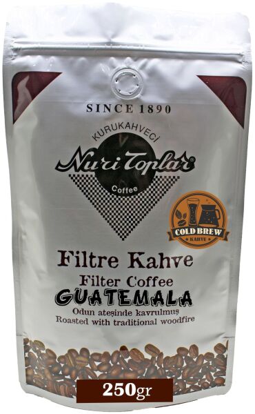 Nuri Toplar Odun Ateşinde Guatemala Hb EP Filtre Kahvesi 250 Gram - Cold Brew