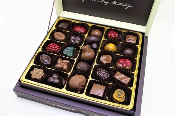 Dark Brown Hediyelik Karışık Spesiyel Çikolata - 500 Gr Kutu