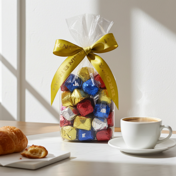 Dark Brown Bayram Çikolatası: Fındıklı Kristal Çikolata 500Gr