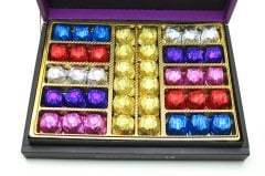 Dark Brown Sütlü Çikolata - 42 Adet Fındık Parçacıklı Sargılı