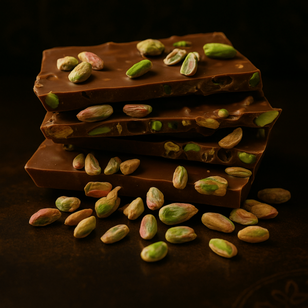 Dark Brown Antep Fıstıklı Beyoğlu Çikolatası - Sütlü Kırma Lezzeti 750 Gram