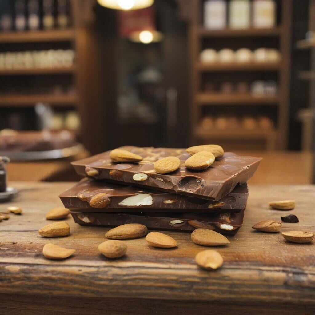 Dark Brown - Kıtır Kıtır Bademli Beyoğlu Çikolatası 1 KG