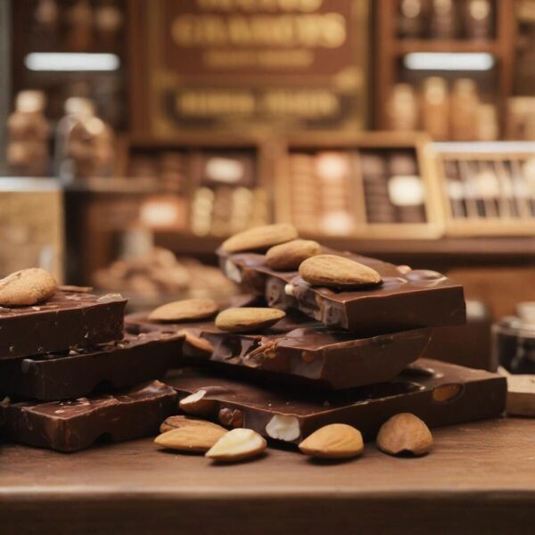 Dark Brown - Kıtır Kıtır Bademli Beyoğlu Çikolatası 1 KG