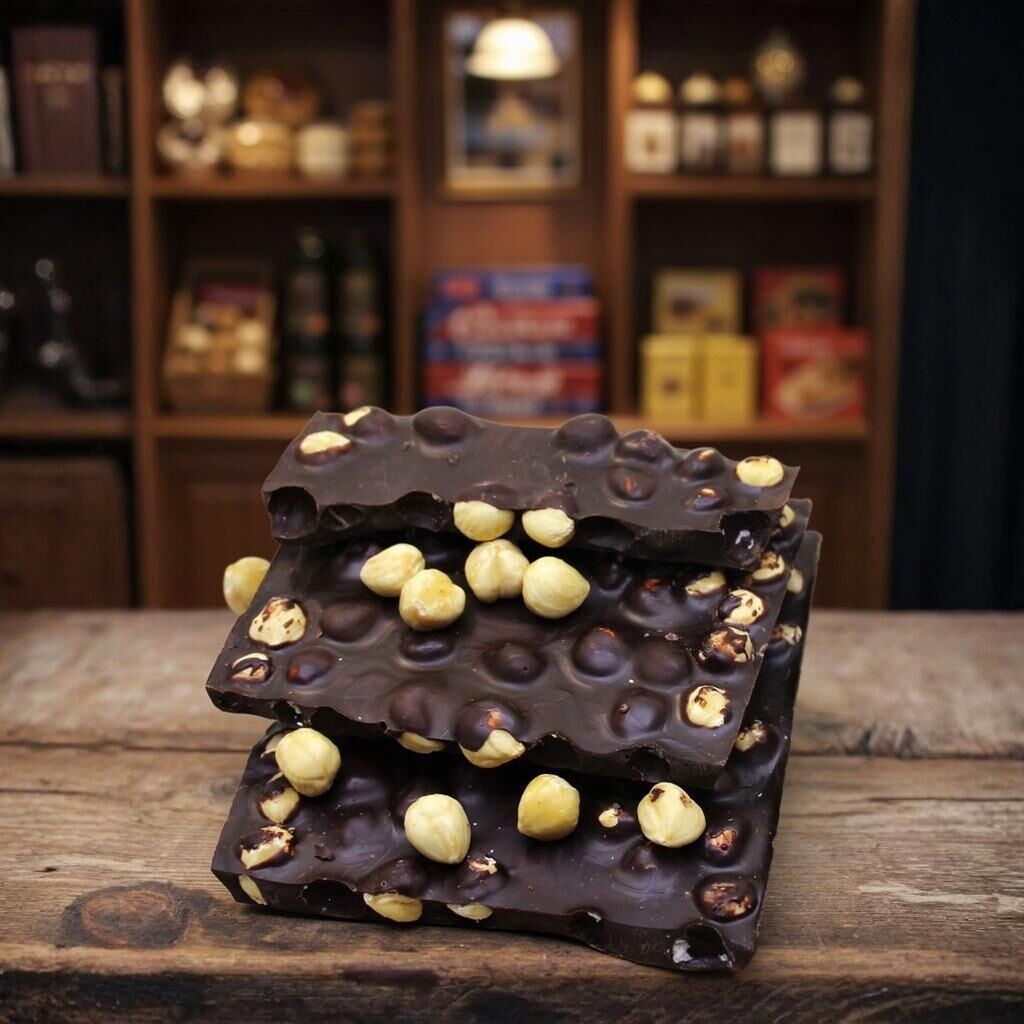 Dark Brown Fındıklı Bitter Beyoğlu Çikolatası - %54 Bitter Oranı 1 KG