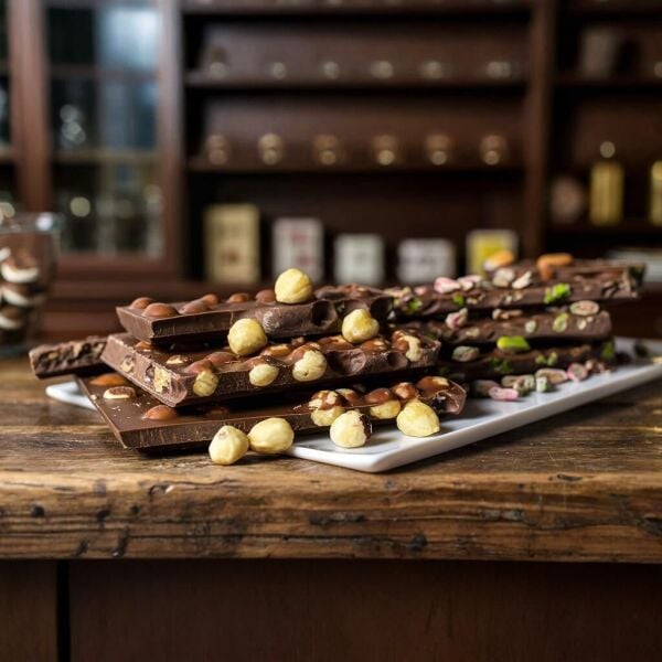 Dark Brown Sütlü Beyoğlu Çikolatası: Fındıklı ve Antep Fıstıklı Lezzet 1 KG