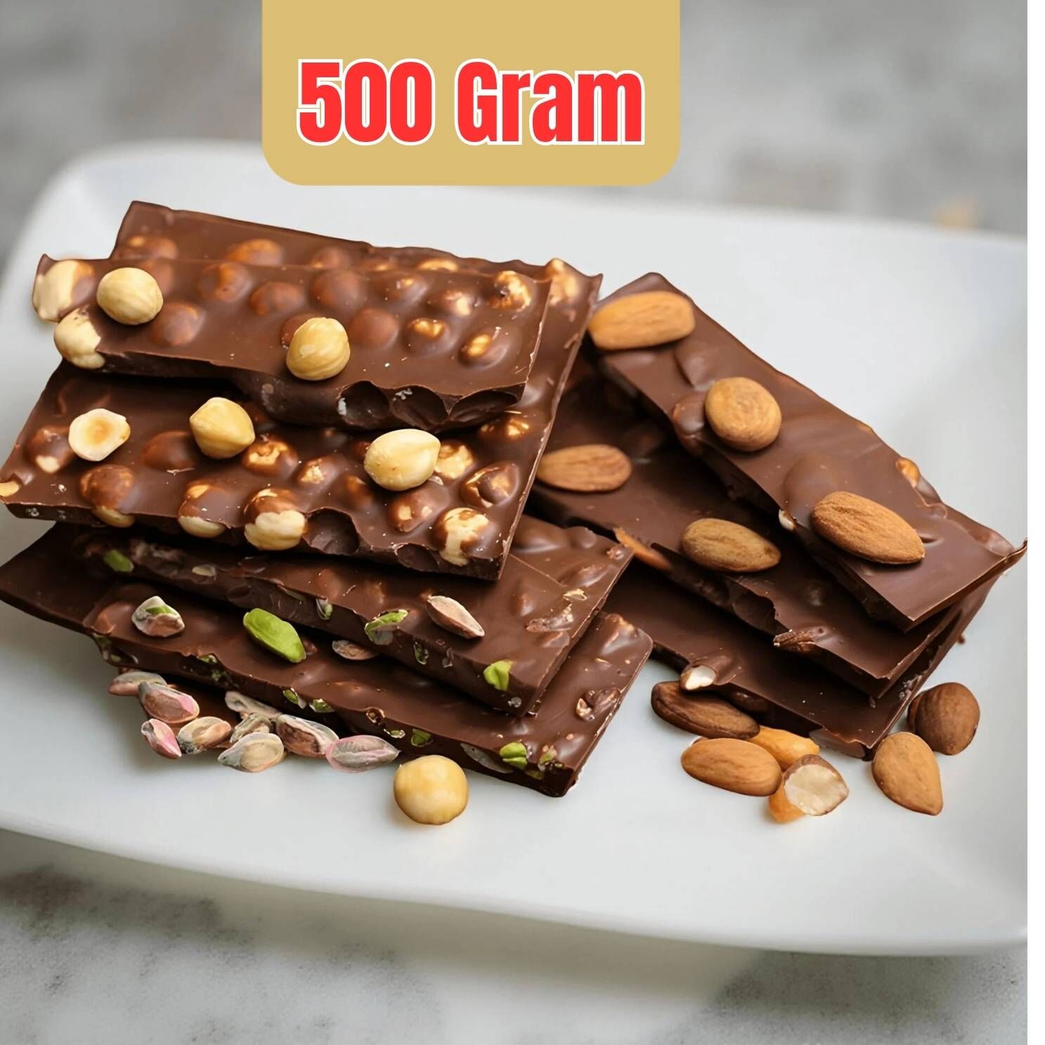 Karışık Sütlü Kırma Dark Brown Beyoğlu Çikolatası 500 Gram