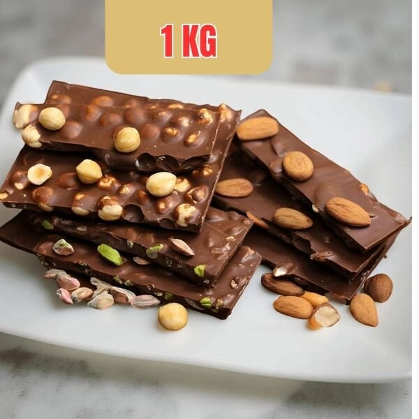 Karışık Sütlü Kırma Dark Brown Beyoğlu Çikolatası 1 KG