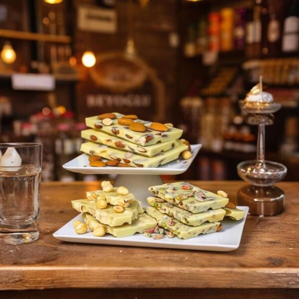 Dark Brown Karışık Beyaz Kırma Beyoğlu Çikolatası 750 Gram