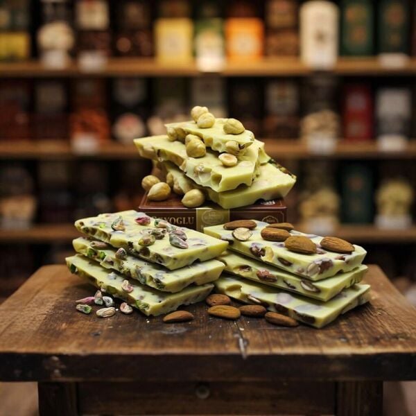 Dark Brown Karışık Beyaz Kırma Beyoğlu Çikolatası 1 KG