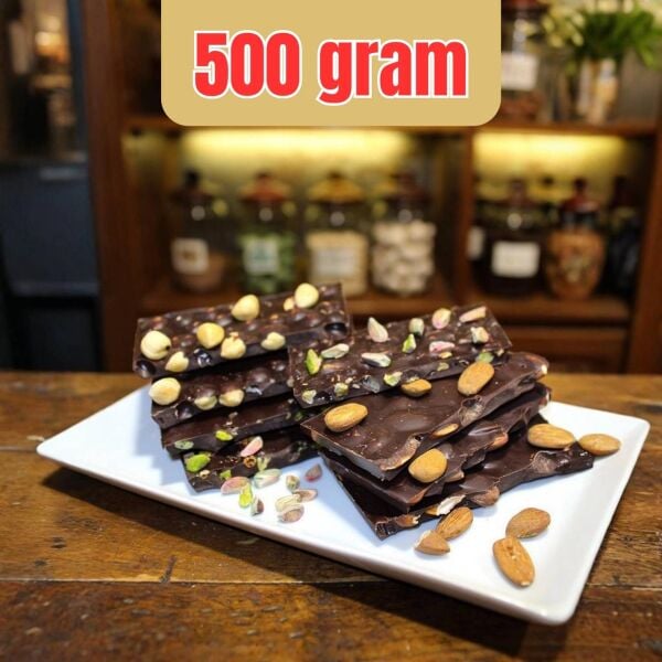 Dark Brown El Yapımı Bitter Kırma Beyoğlu Çikolatası %54 500 Gram