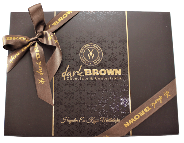 Dark Brown El Yapımı 30 Adet Spesiyel Türüf Hediye Çikolata