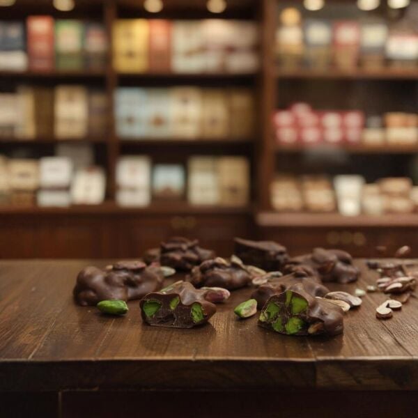 Dark Brown Roş Çikolata - Sütlü ve Antep Fıstıklı Lezzet 250 Gram