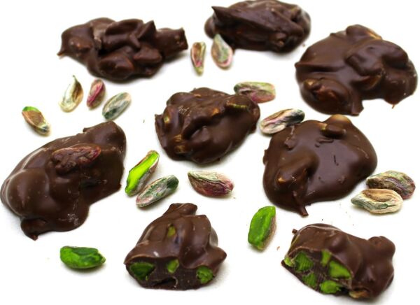 Dark Brown Roş Çikolata - Sütlü ve Antep Fıstıklı Lezzet 500 Gram