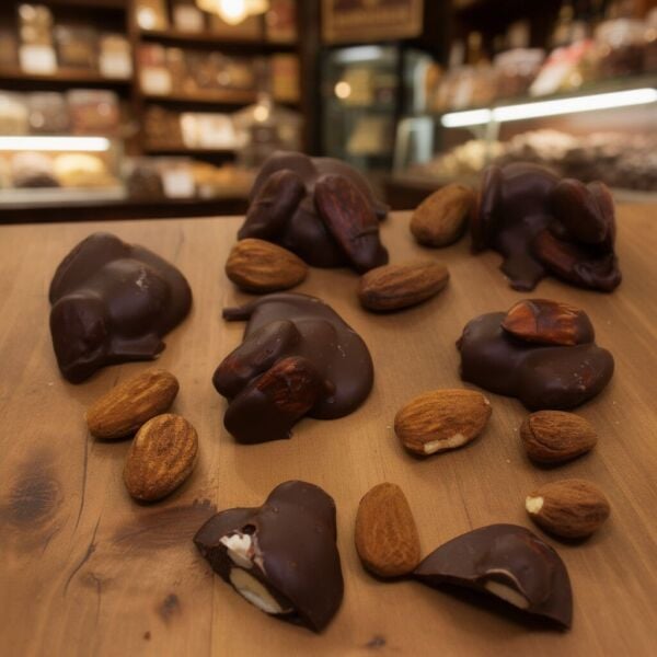 Dark Brown Roş Çikolata - Bademli ve Sütlü El Yapımı Lezzet 750 Gram