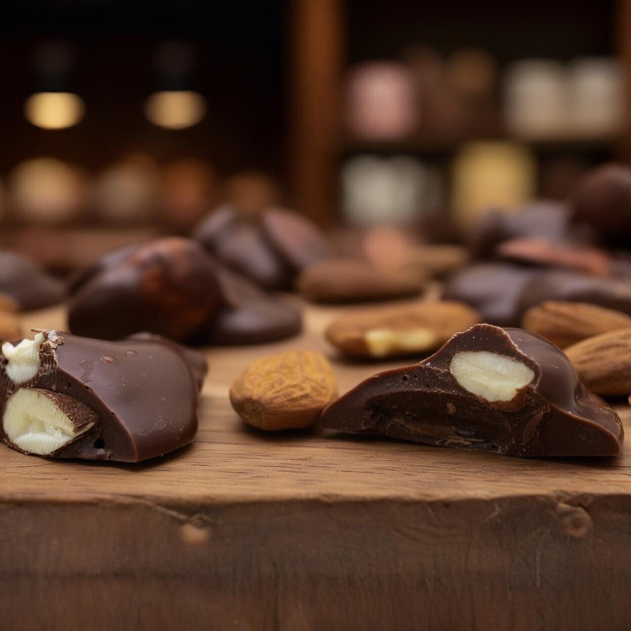 Dark Brown Roş Çikolata - Bademli ve Sütlü El Yapımı Lezzet 1 KG