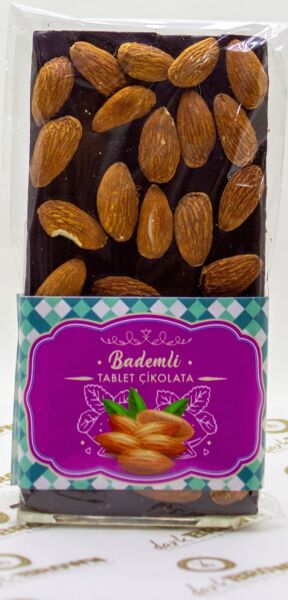 Dark Brown: Gerçek Bitter Tablet Çikolata - Badem, Fındık ve Antep Fıstıklı