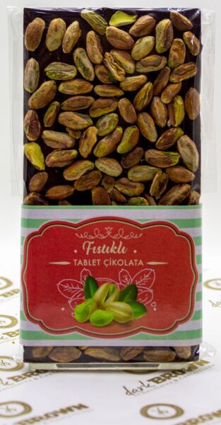 Dark Brown: Gerçek Bitter Tablet Çikolata - Badem, Fındık ve Antep Fıstıklı