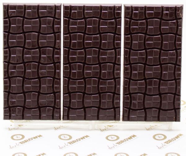 Dark Brown El Yapımı Fındıklı Bitter Çikolata Barı - 3 Adet